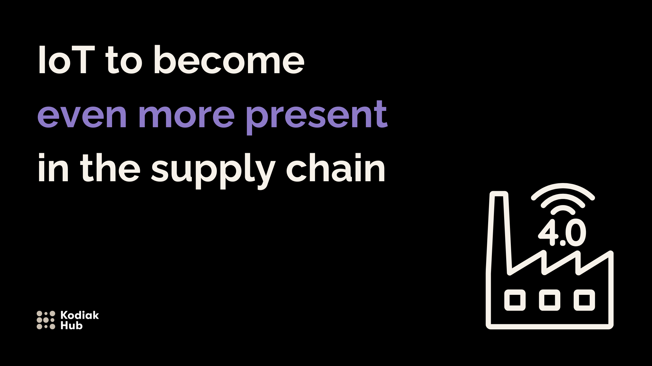 Procurement trends 2023 IoT in supply chain