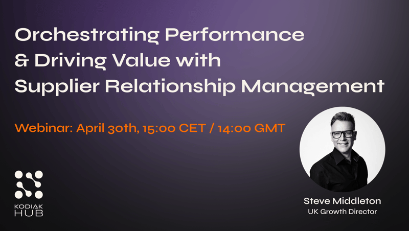 Orchestrating Performance & Driving Value with Supplier Relationship Management