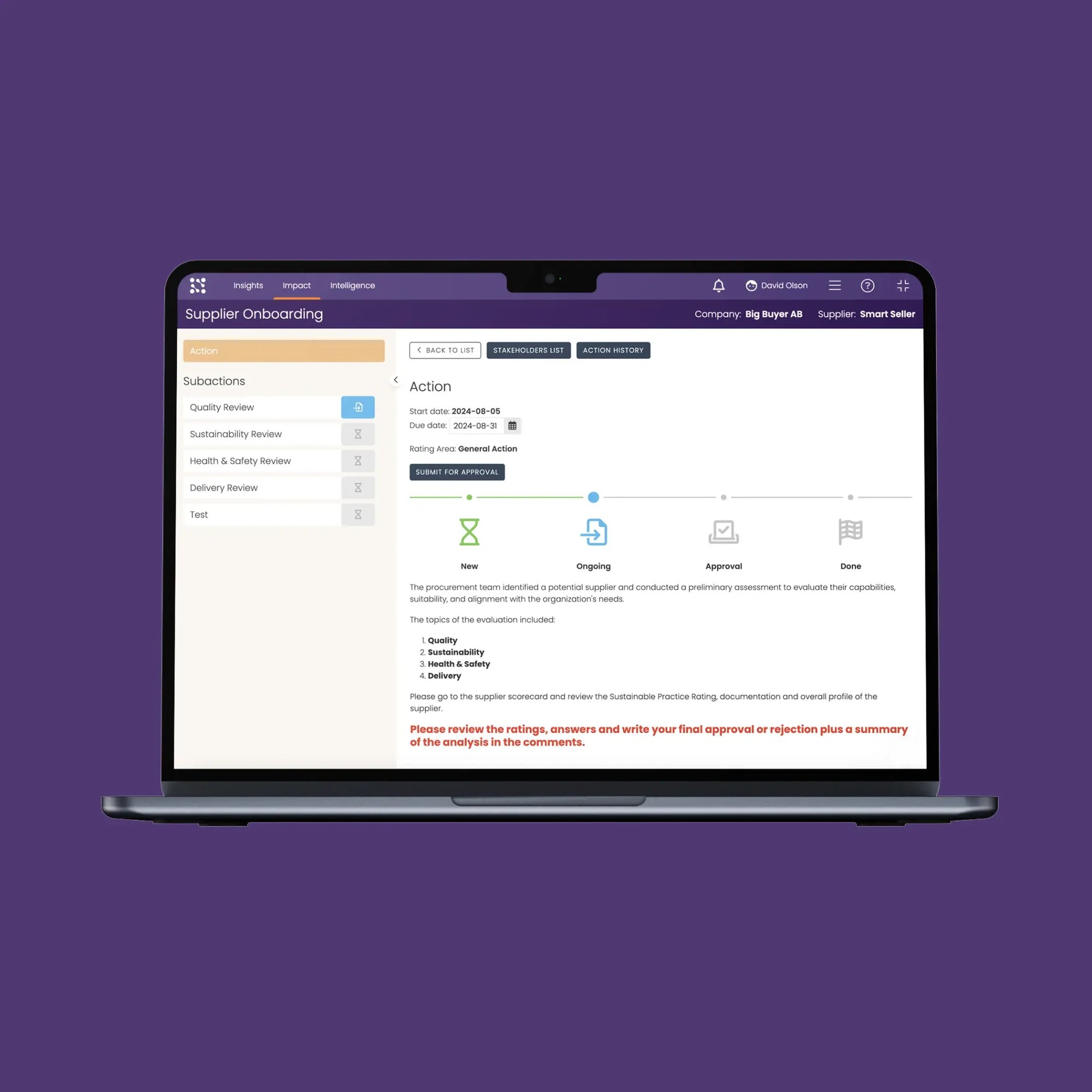 Kodiak Hub - Smart Actions
