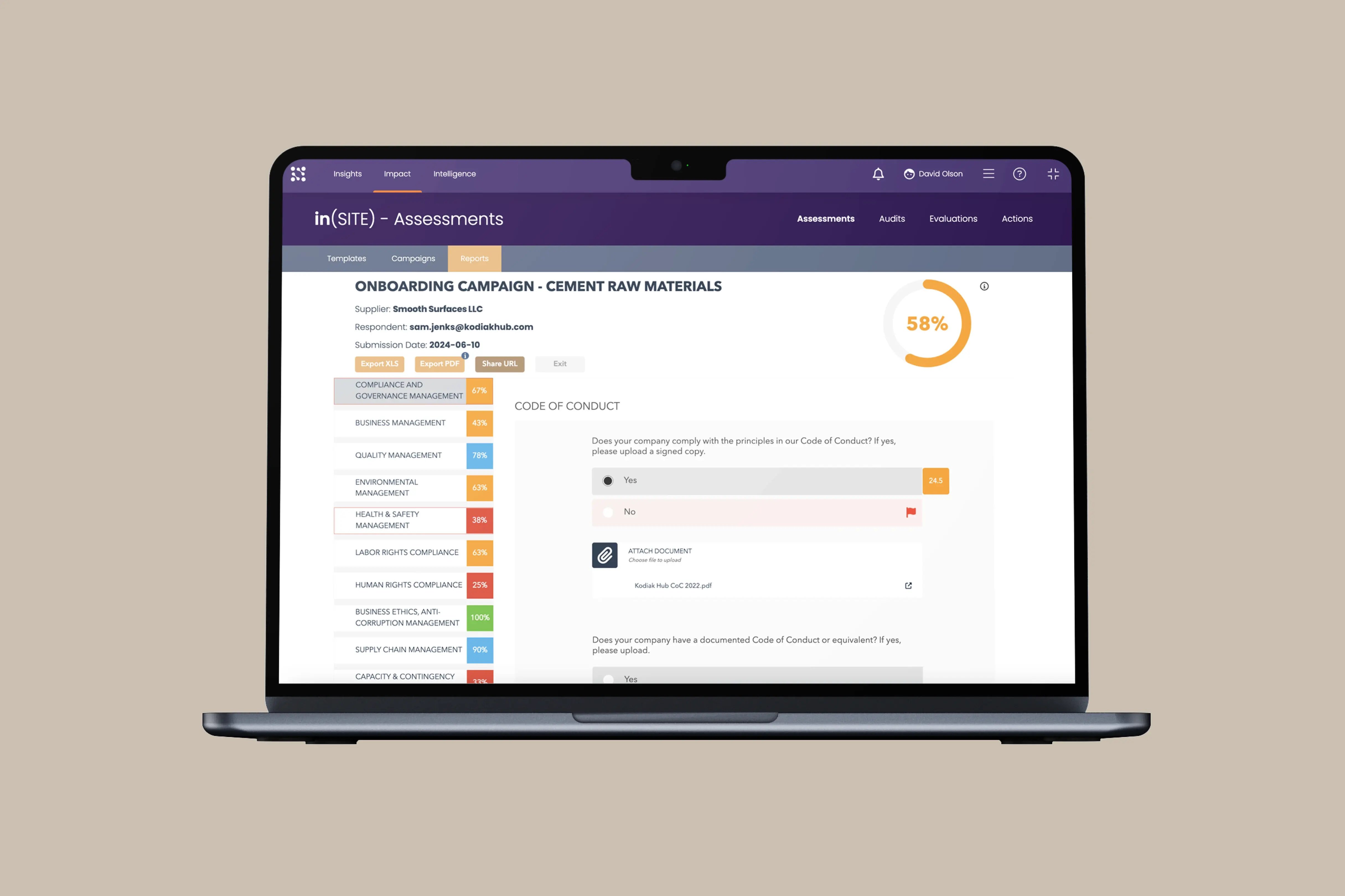 Vendor Due Diligence