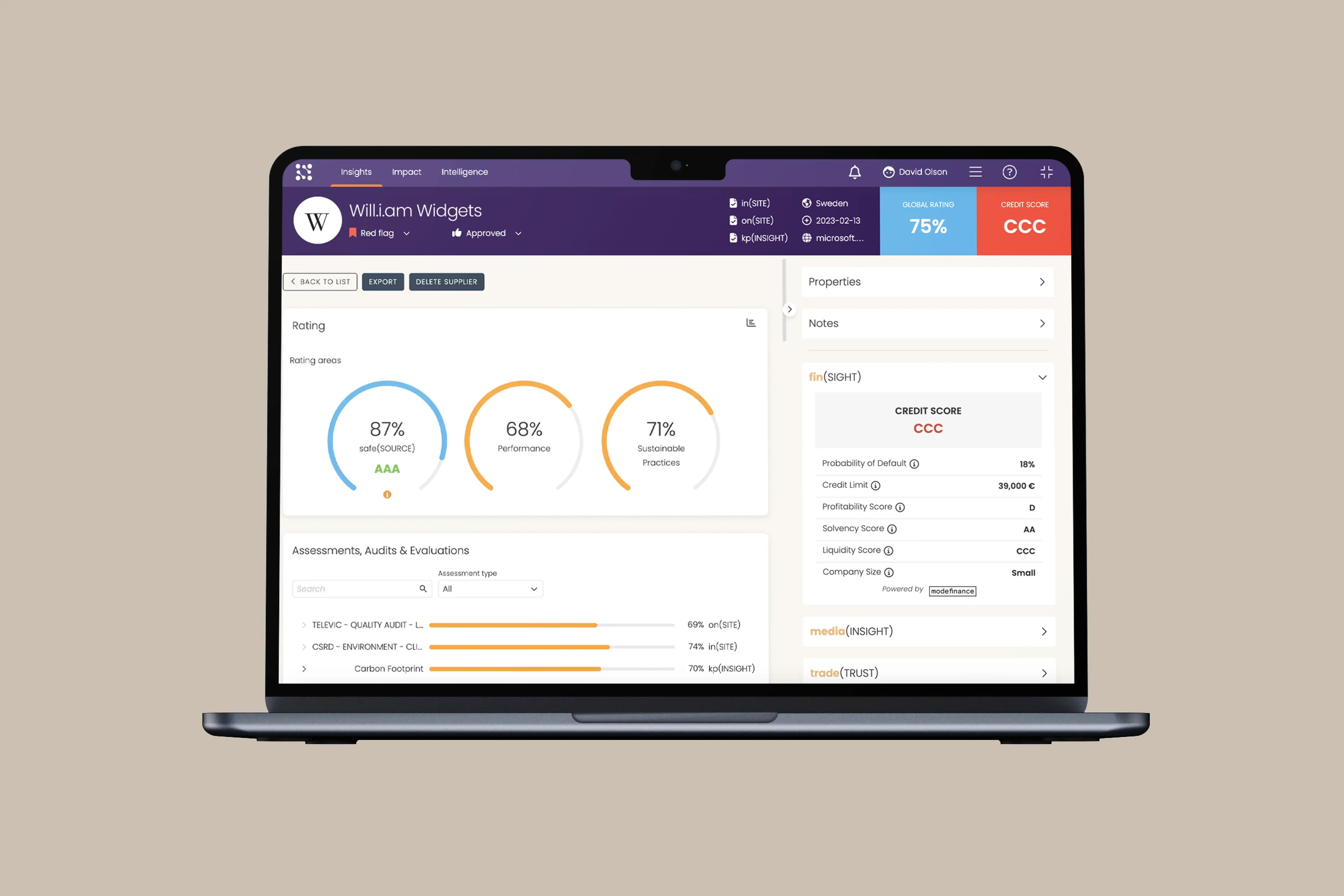 Supplier Information Management