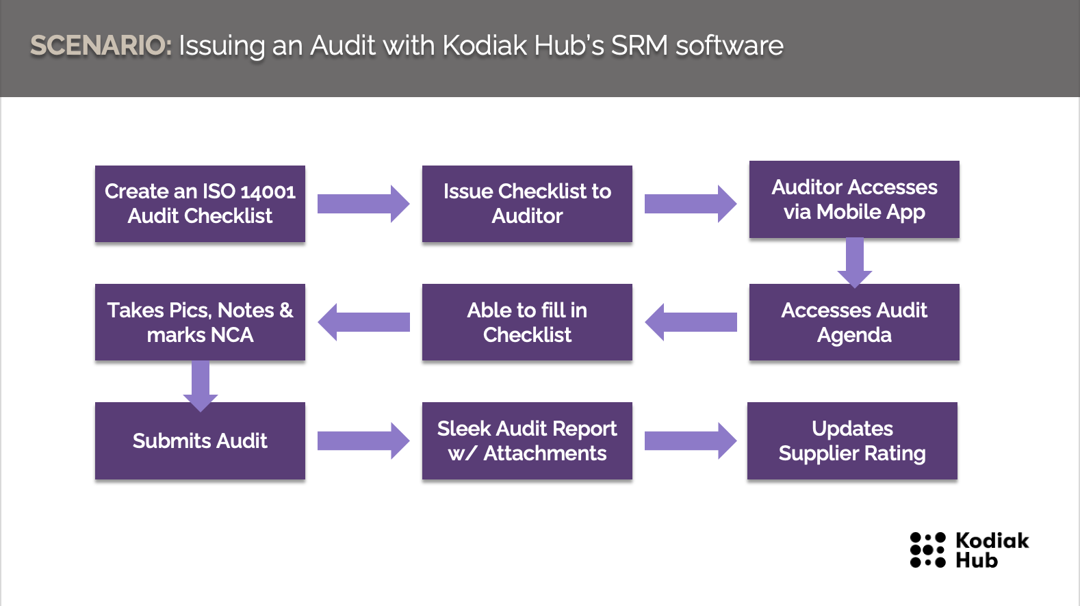 Supplier Audits with SRM Kodiak Hub
