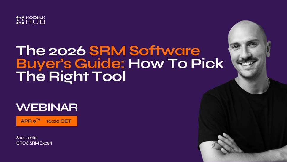 The 2026 SRM software buyers guide - how to pick the right tool
