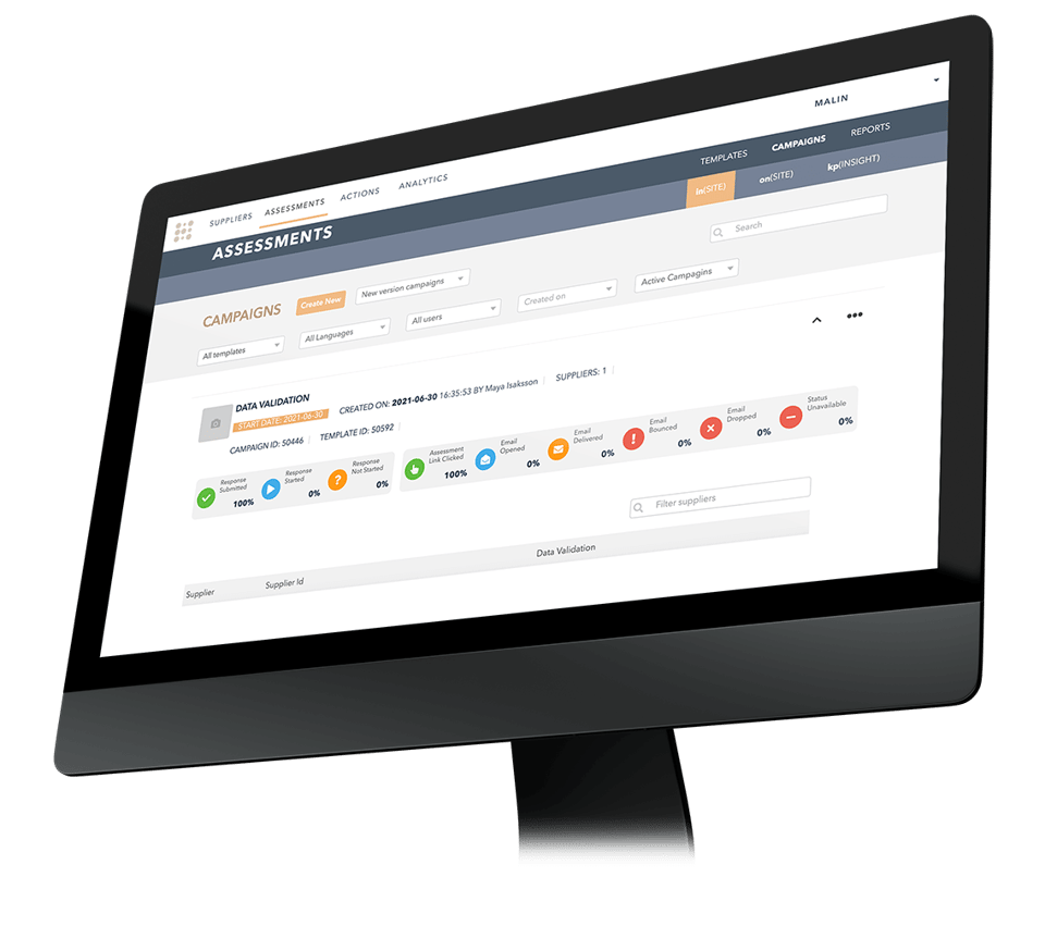 Supplier Information Management - SRM Software
