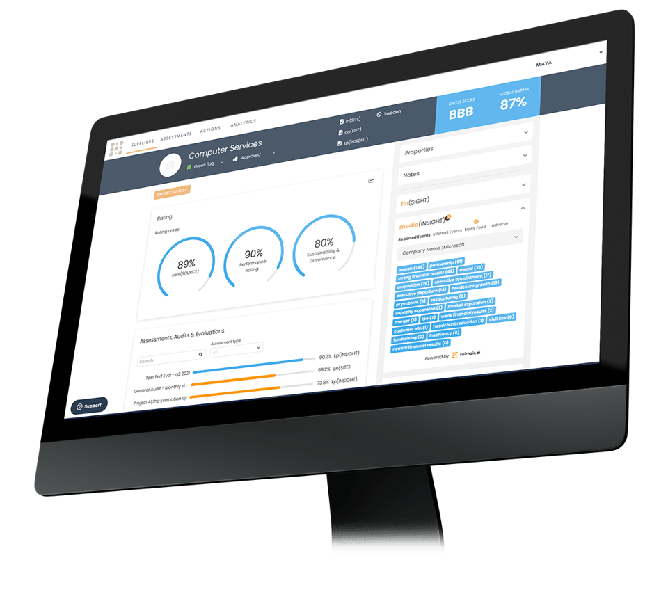 Supplier Performance Evaluation - SRM Software