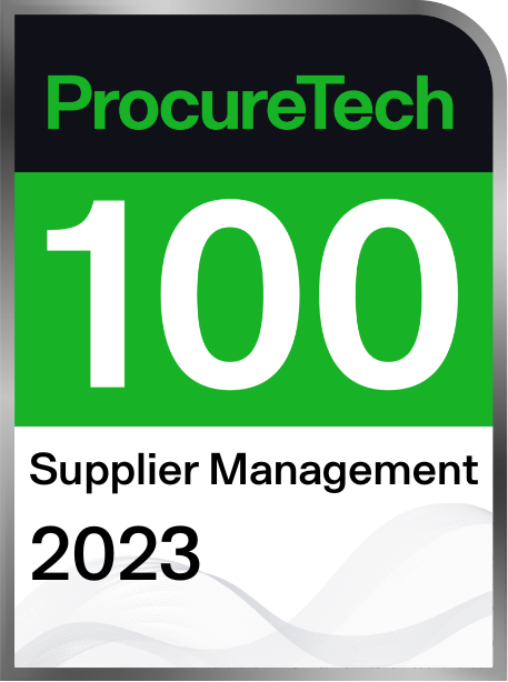 ProcureTech 100 2023 Supplier Management Badge Kodiak Hub