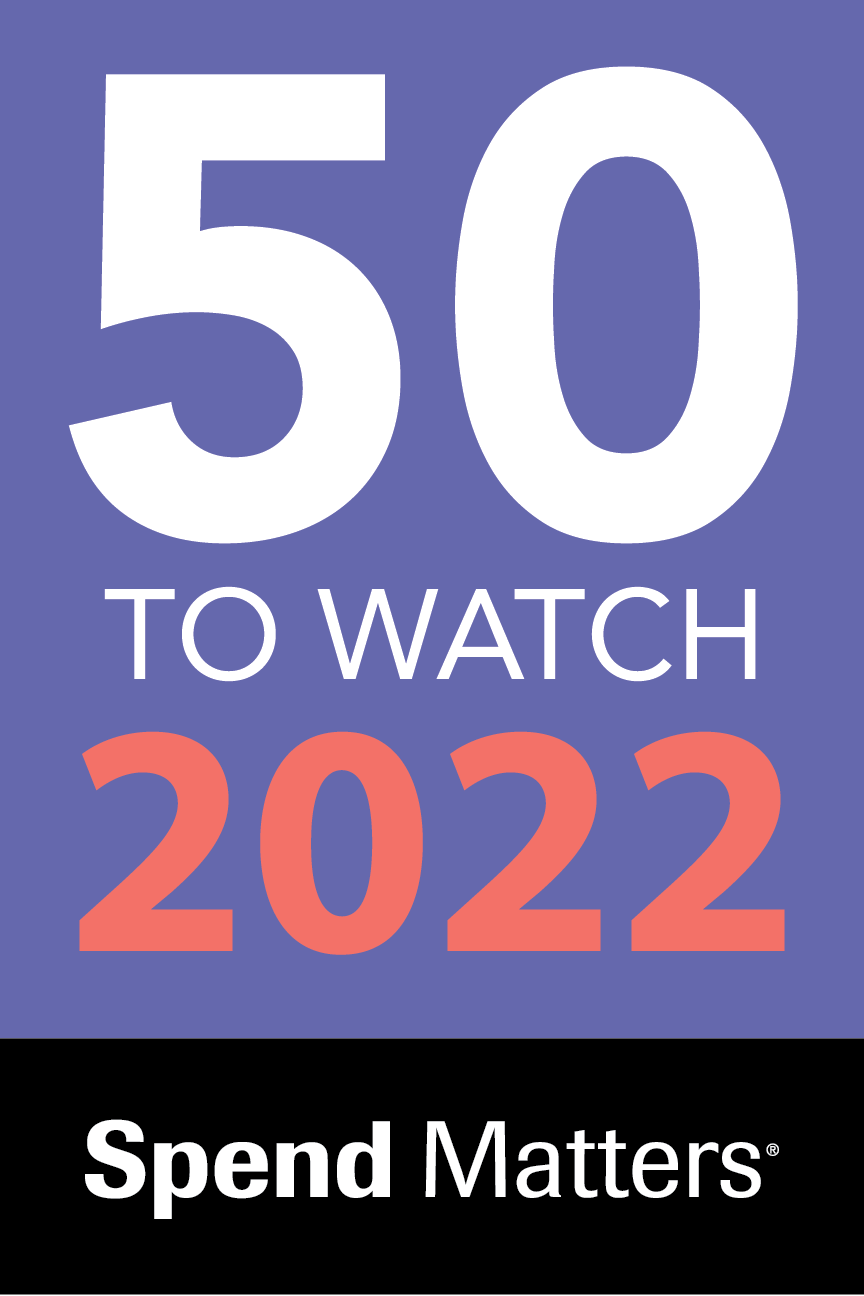 Spend Matters 50 to watch badge 